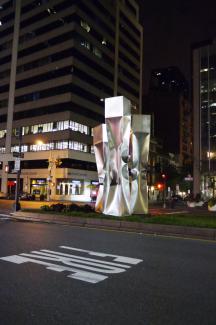 Threesome (Caryatids), 600/550/500x100x100cm, 2014, Park Ave NYC