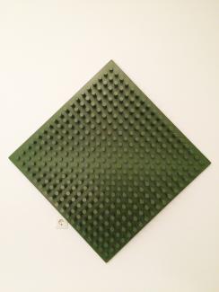 Nr.62, Quadratbild, grün, 1967