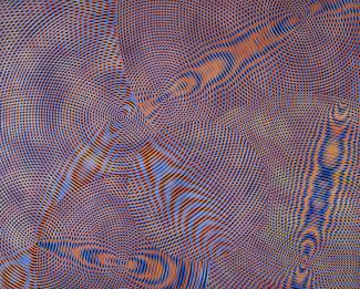 Sonic network no.15, 244x304cm, 2014