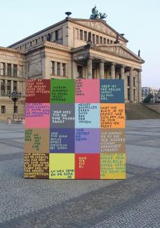 Installation on Gendarmenmarkt Berlin, 2002