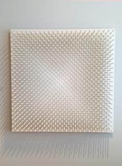 Objekt Nr.37.2 120x120x10cm wood, painted white, 1966